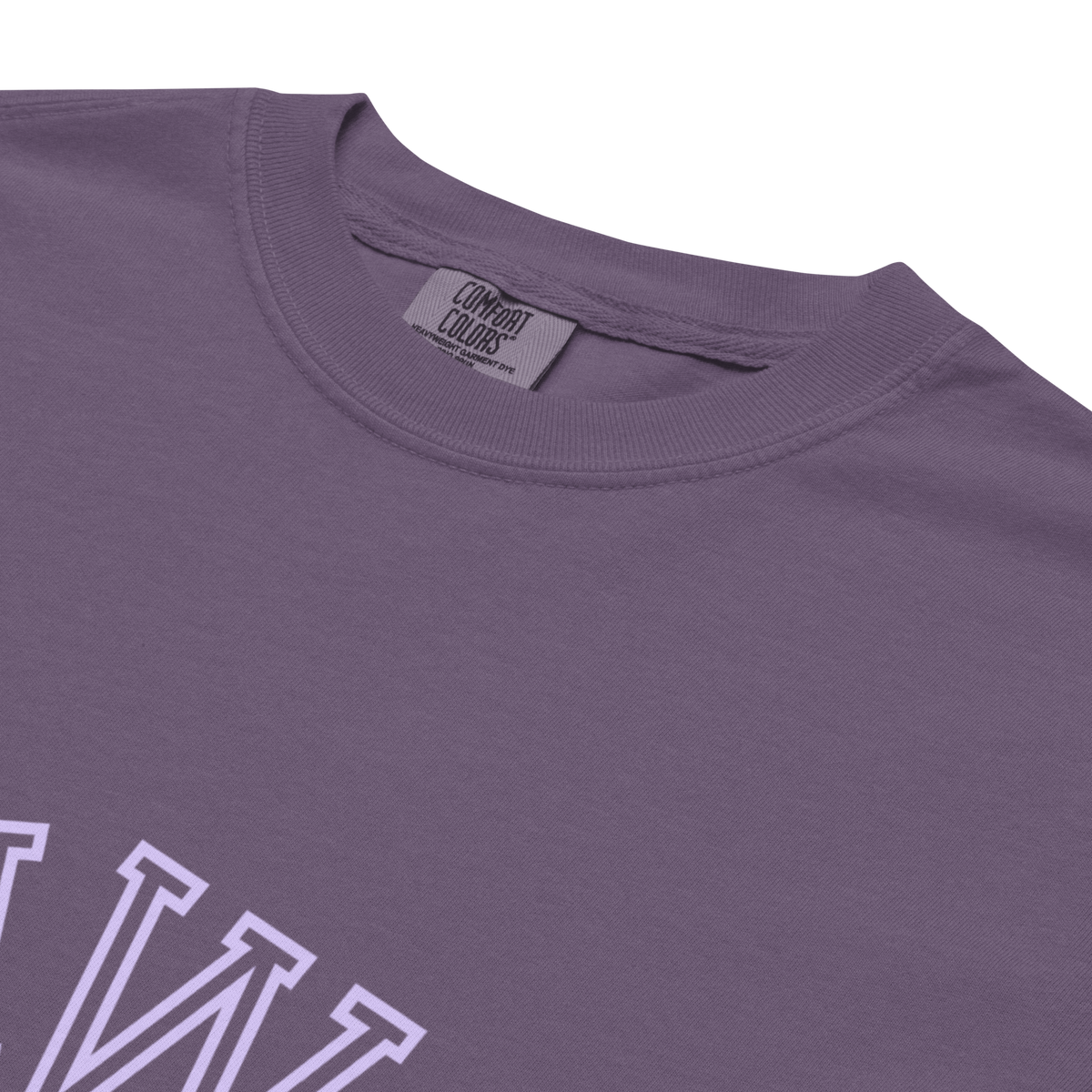 YHWH Lavender Unisex Heavyweight T-shirt
