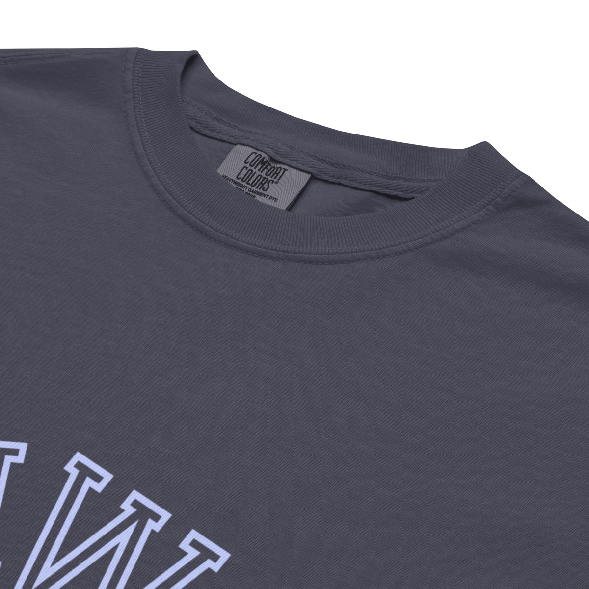 YHWH Navy Unisex Heavyweight T-shirt