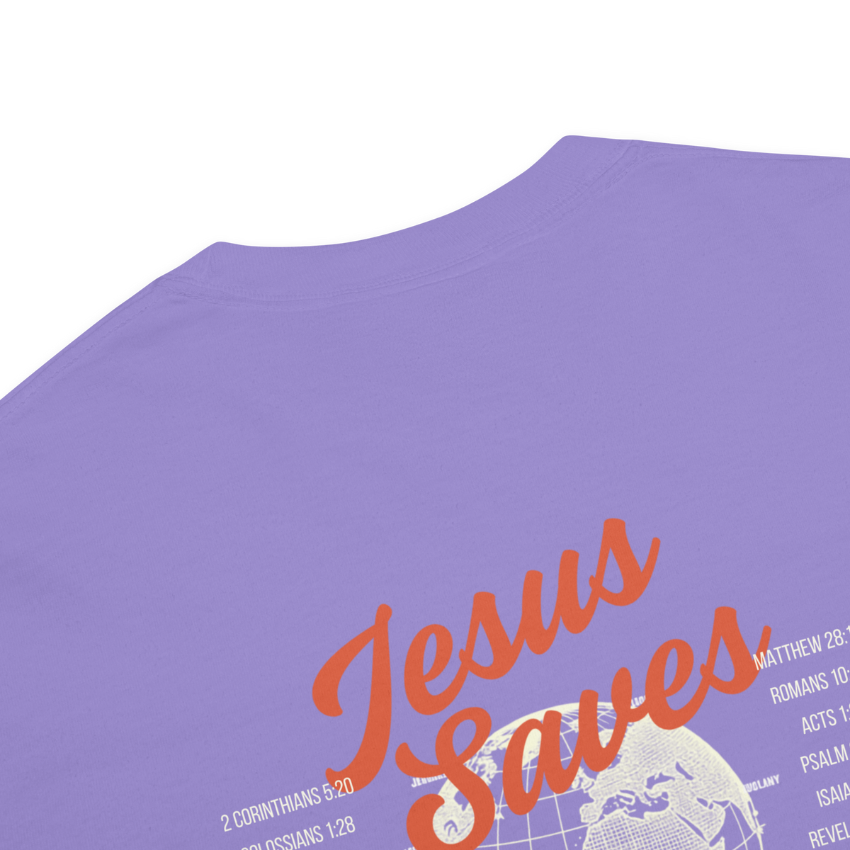 JESUS SAVES Revival Tour Unisex Heavyweight T-shirt