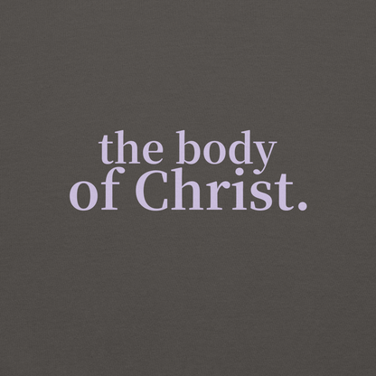 Member of the body of Christ Charcoal Unisex Hoodie